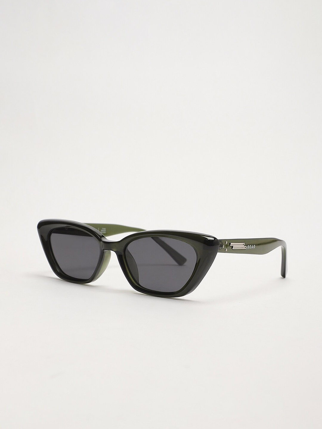 

THE BEAR HOUSE Men Cateye Sunglasses BSG-SEL-GR, Grey
