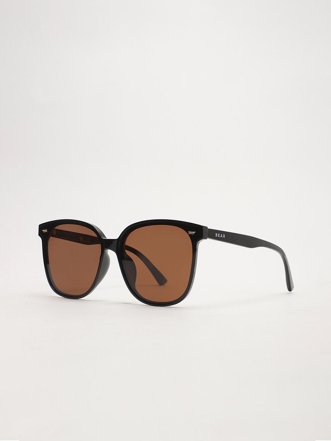 

THE BEAR HOUSE Men Oversized Sunglasses BSG-ROGAL-BK, Brown