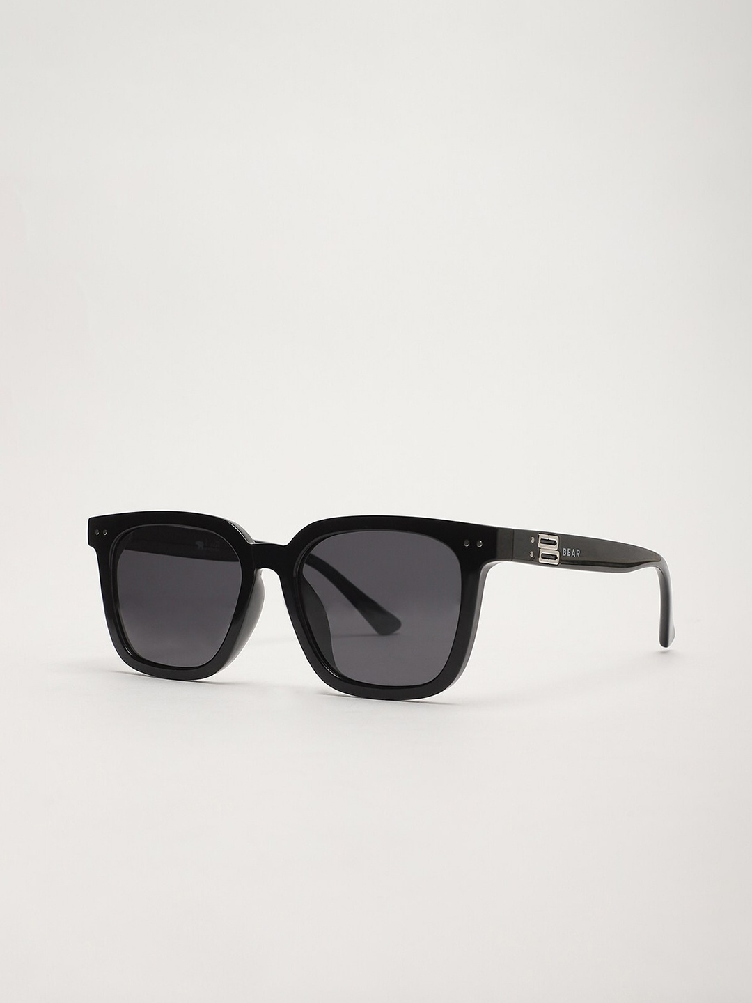 

THE BEAR HOUSE Men Square Sunglasses BSG-ALESUN-BK, Black
