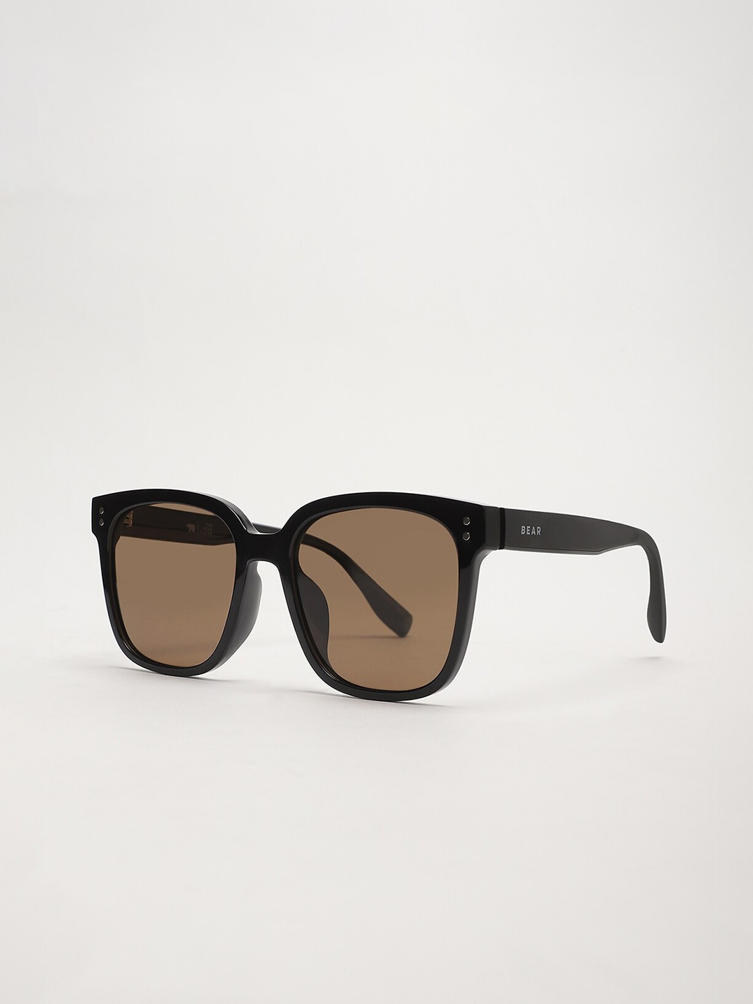 

THE BEAR HOUSE Men Oversized Sunglasses BSG-TONSBE-BK, Brown