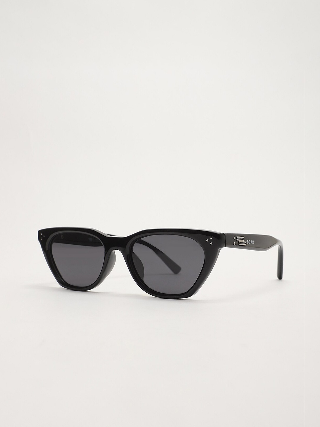 

THE BEAR HOUSE Men Cateye Sunglasses BSG-DECEP-BK, Black