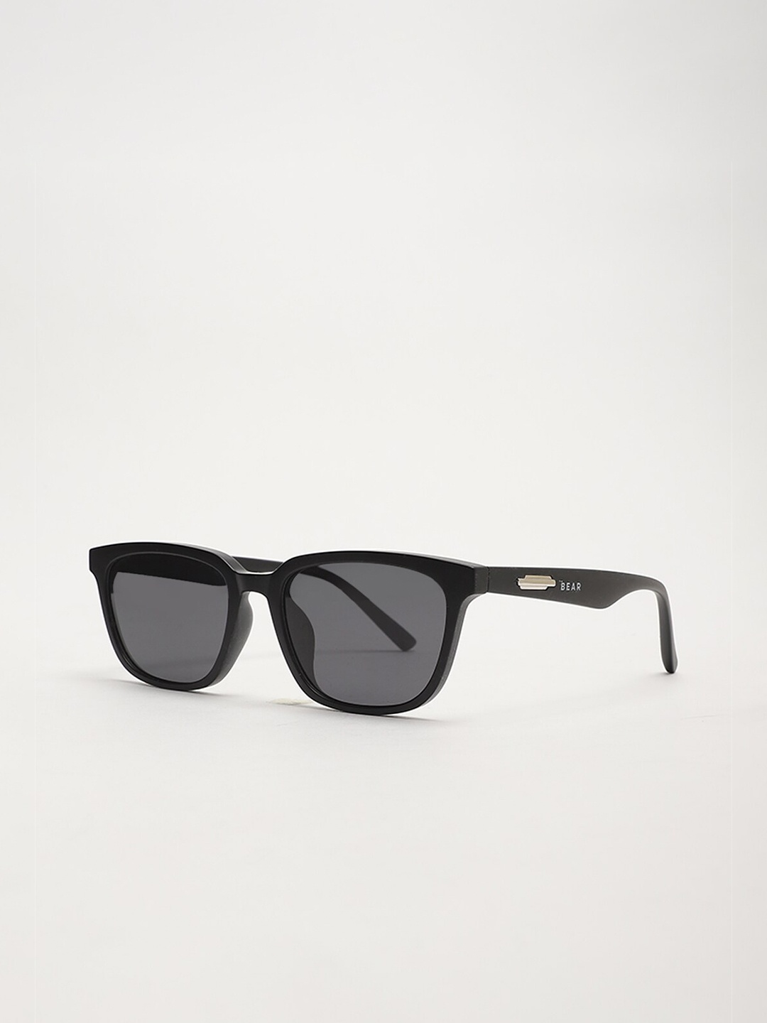 

THE BEAR HOUSE Men Oval Sunglasses, Black
