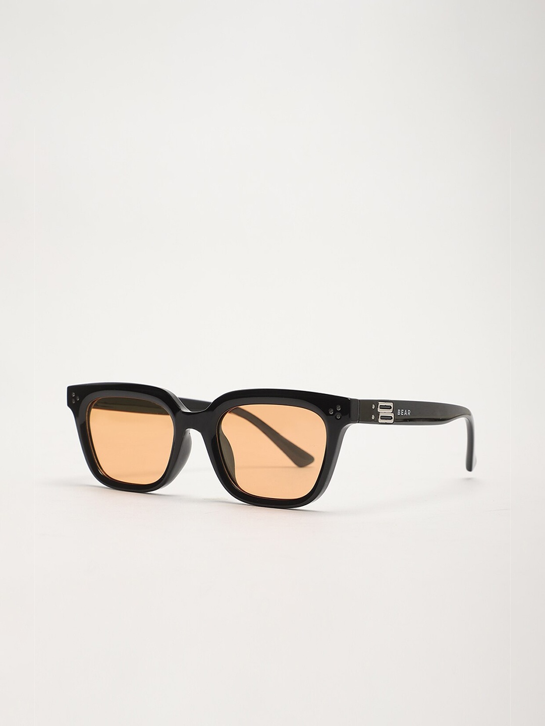 

THE BEAR HOUSE Men Square Sunglasses BSG-HARSAT-BK, Brown