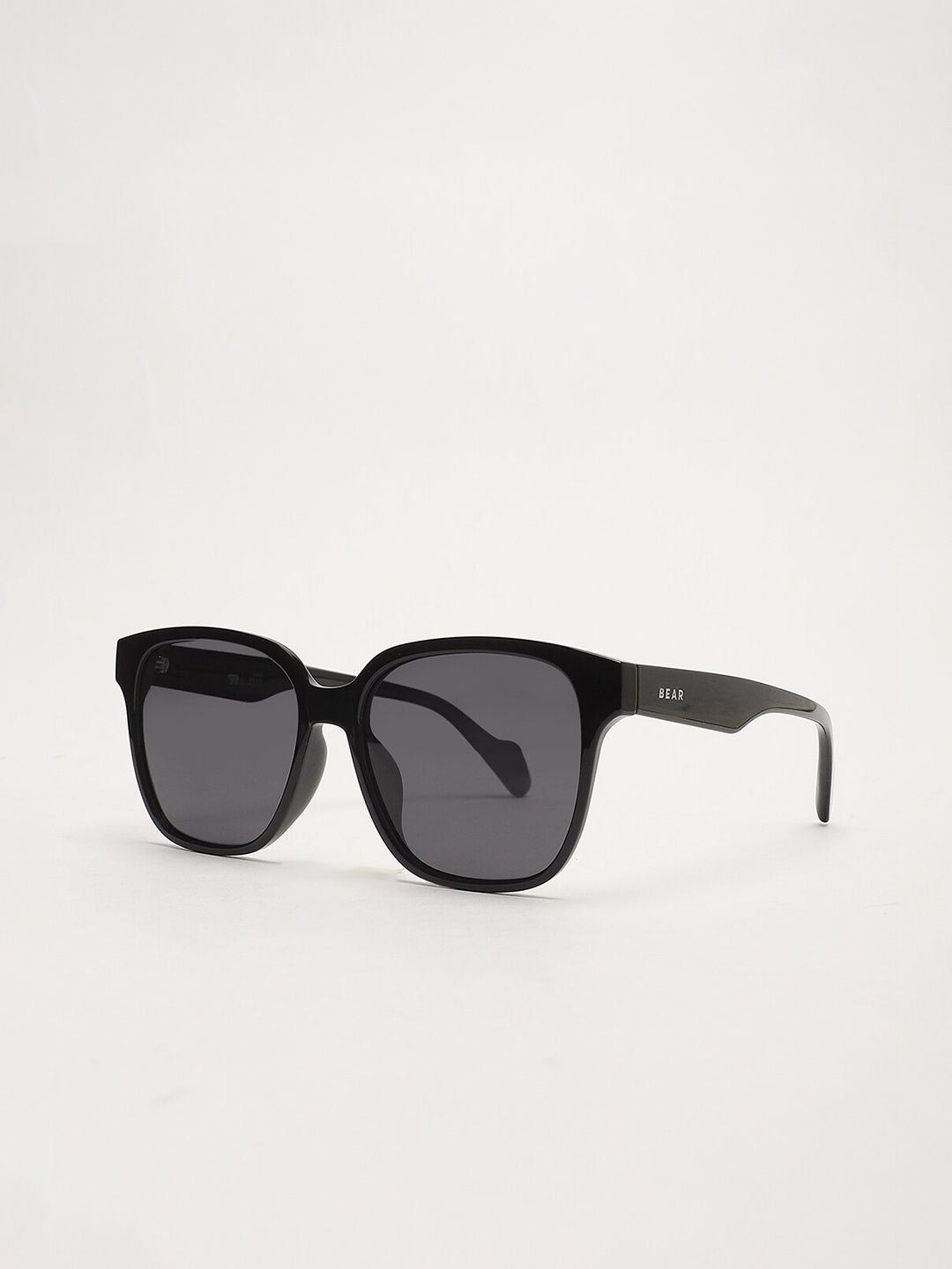 

THE BEAR HOUSE Men Wayfarer Sunglasses BSG-NARVIK-BK, Black