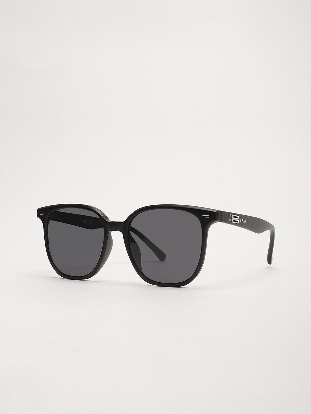 

THE BEAR HOUSE Men Square Sunglasses BSG-MYSEN-BK, Black