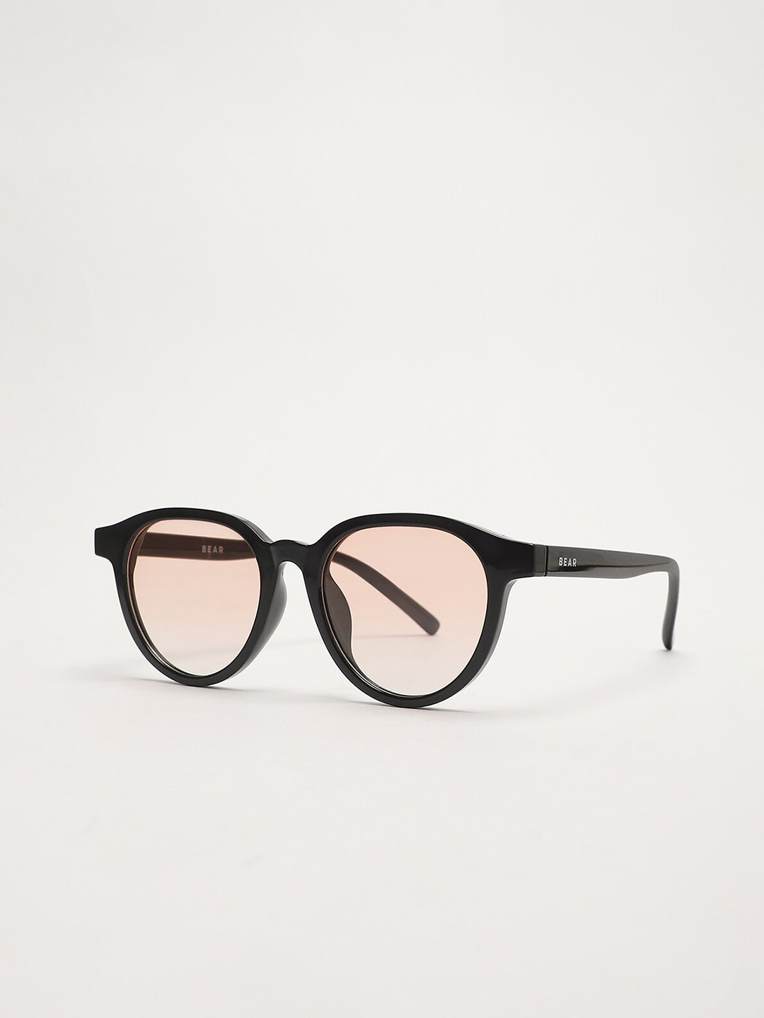 

THE BEAR HOUSE Men Round Sunglasses BSG-PORS-BK, Brown