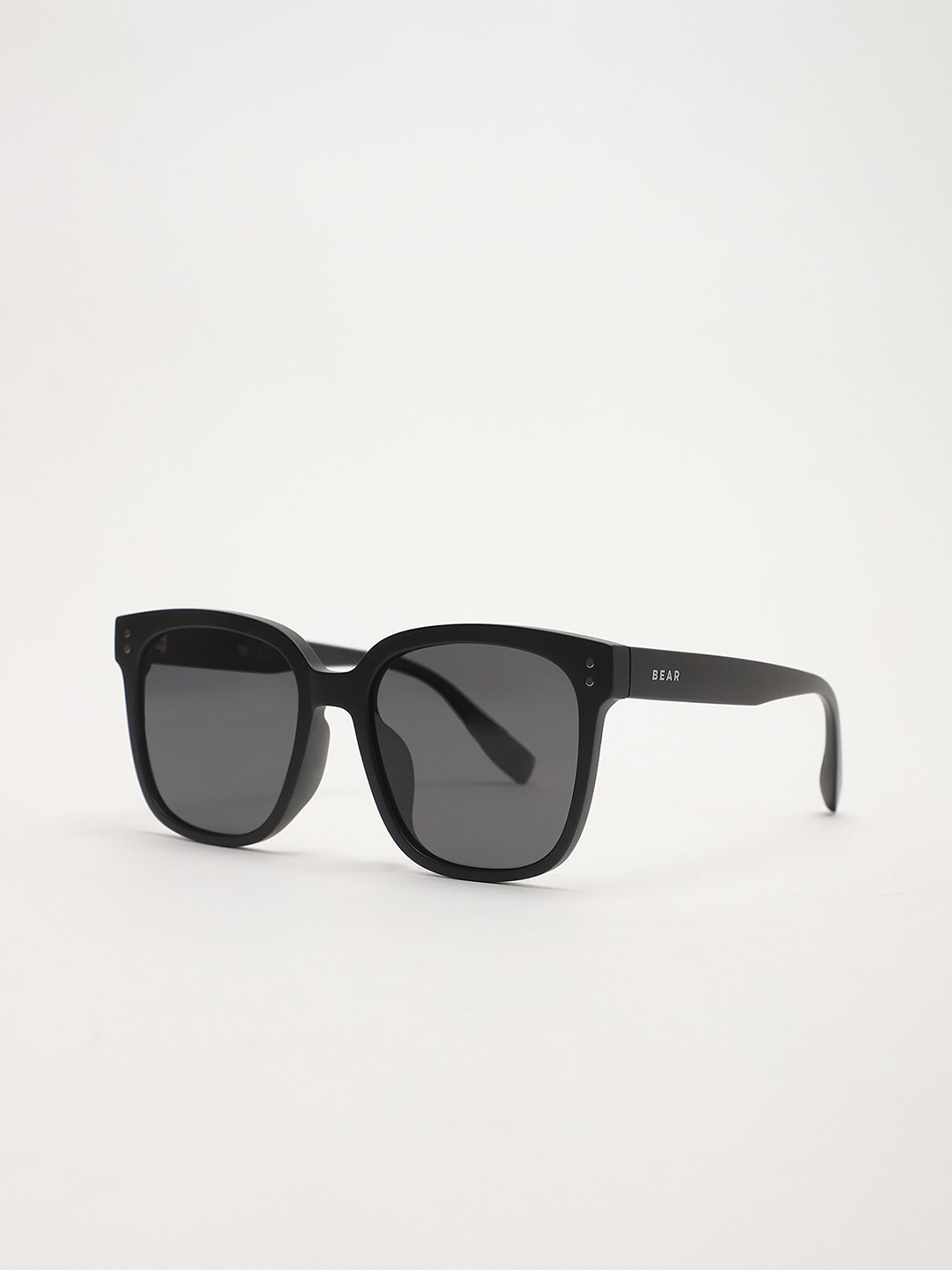 

THE BEAR HOUSE Men Oversized Sunglasses BSG-UPDA-BK, Black