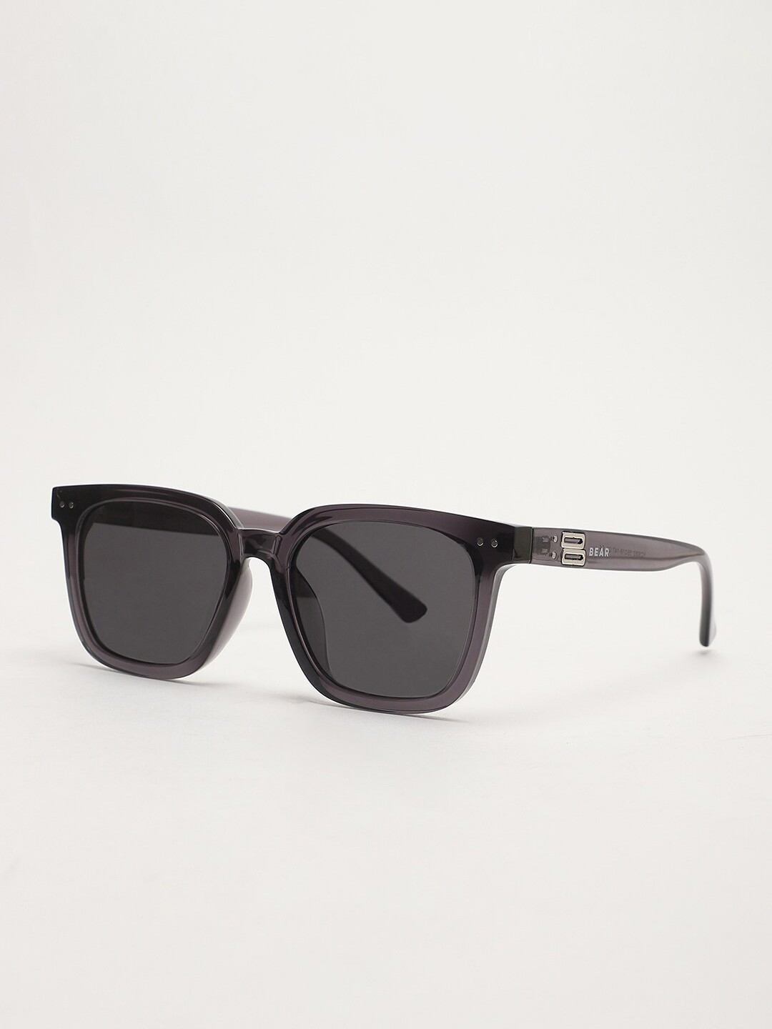 

THE BEAR HOUSE Men Square Sunglasses BSG-HVIT-GY, Grey