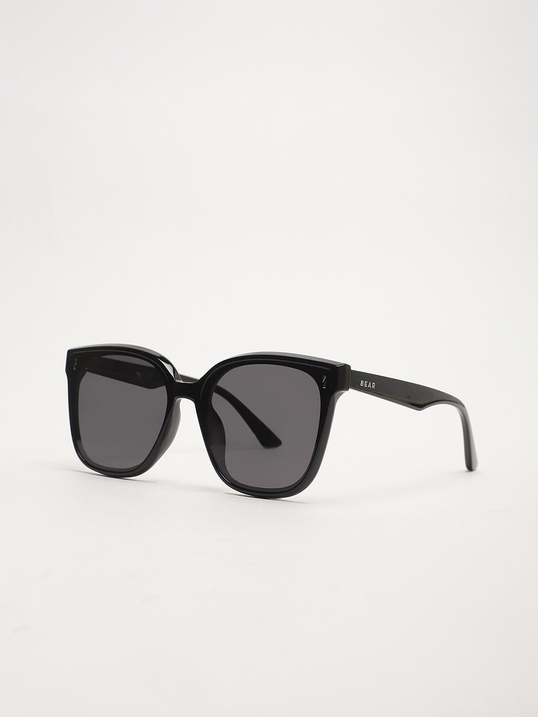 

THE BEAR HOUSE Men Oversized Sunglasses BSG-NAMSOS-BK, Black