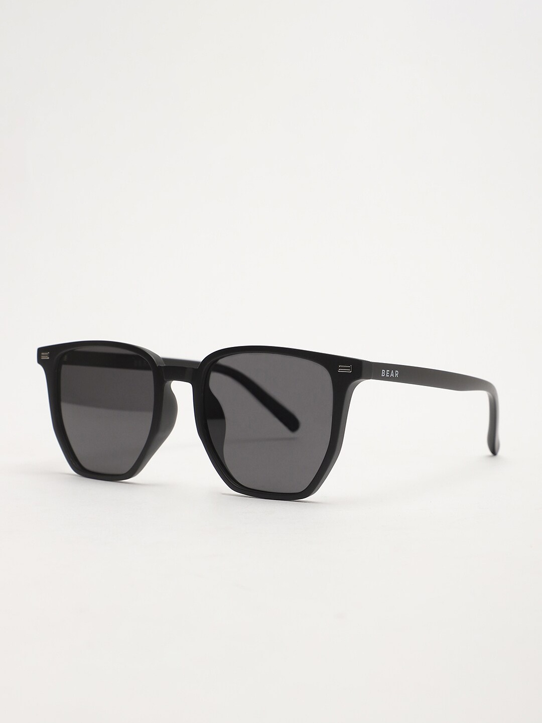 

THE BEAR HOUSE Men Square Sunglasses BSG-SANDES-BK, Black