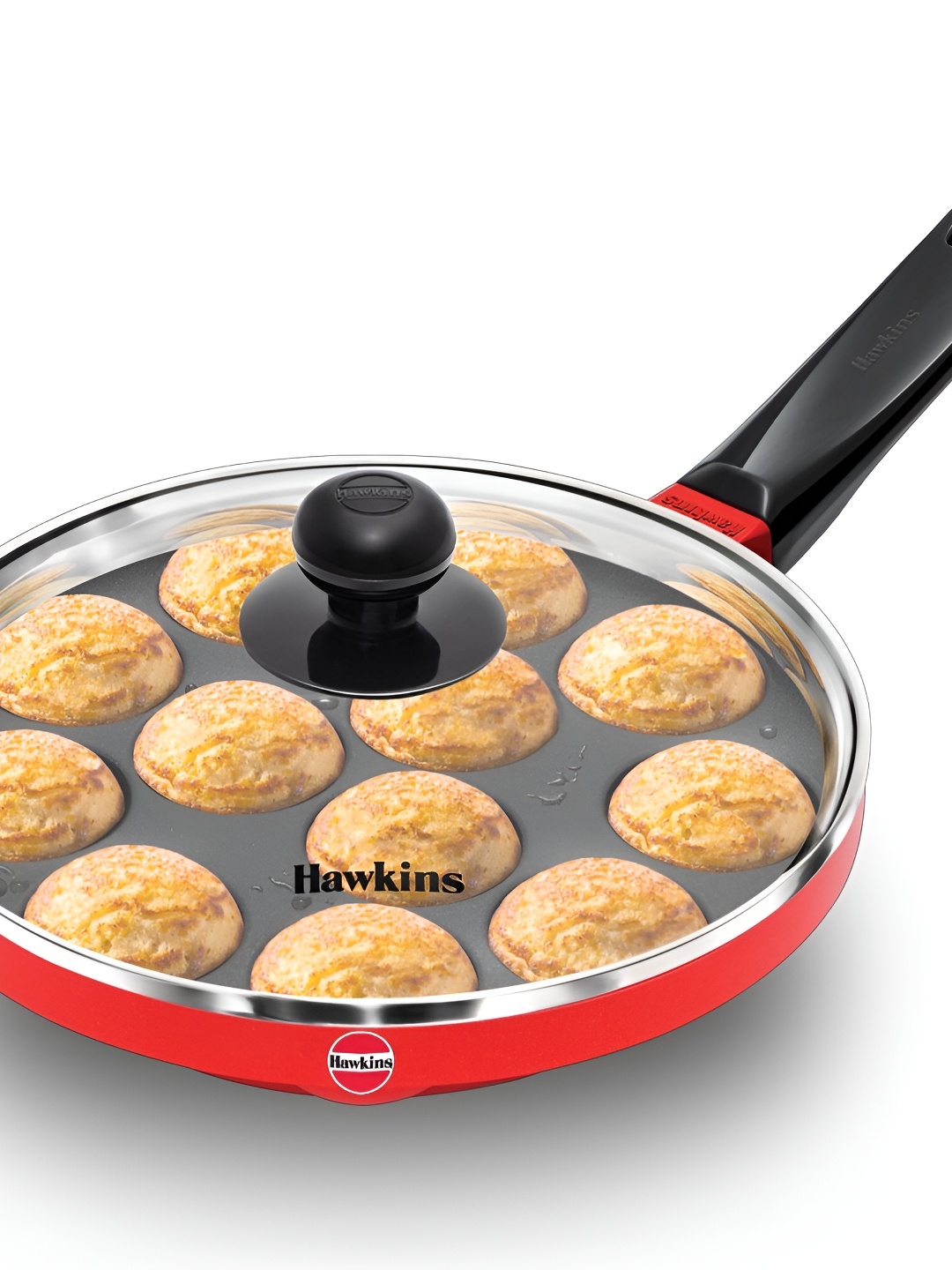 

Hawkins Red Die-Cast Appe Pan with Lid- 22cm