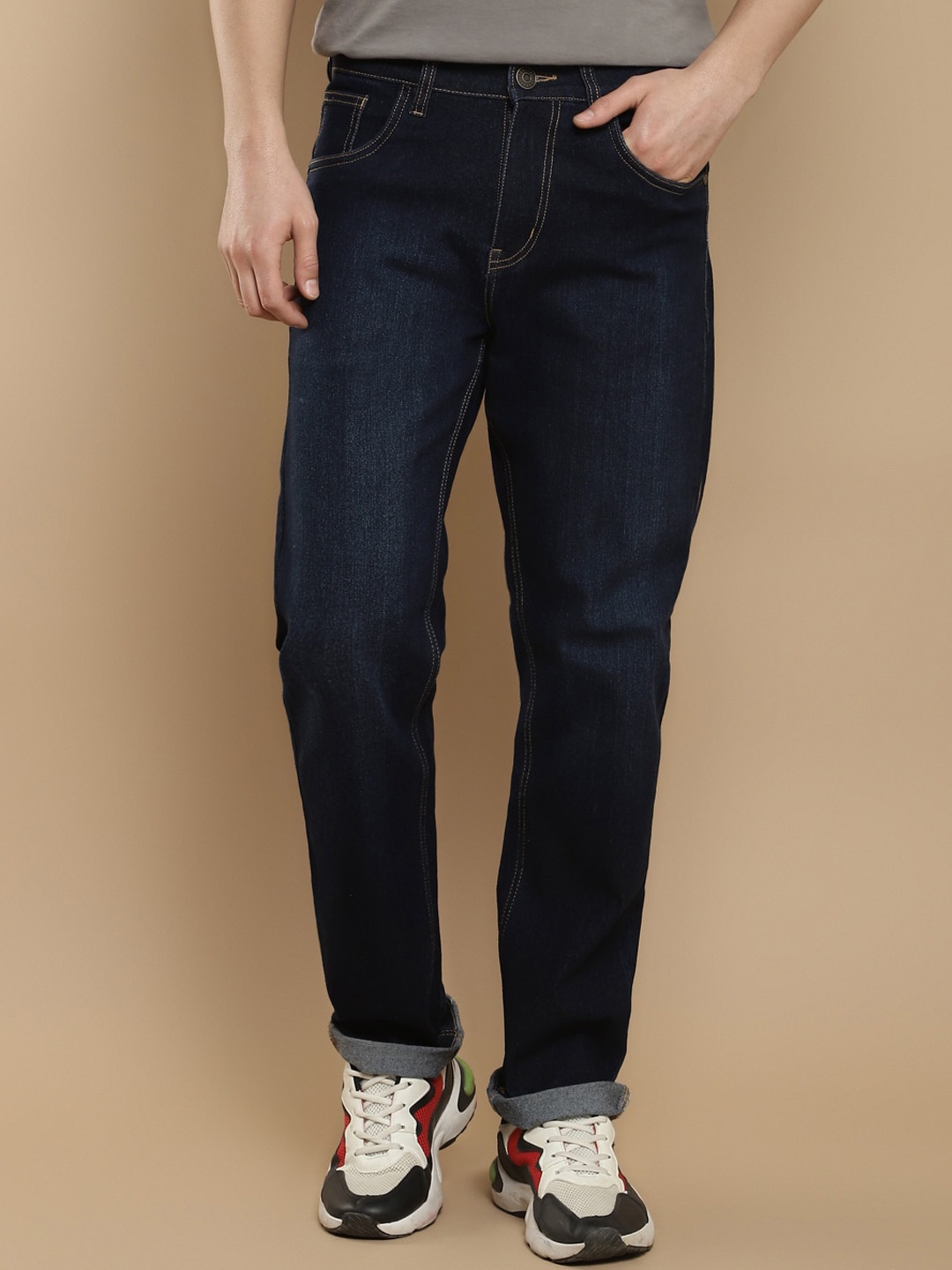 

Harvard Navy Blue Men Jean Slim Fit Light Fade Stretchable Jeans