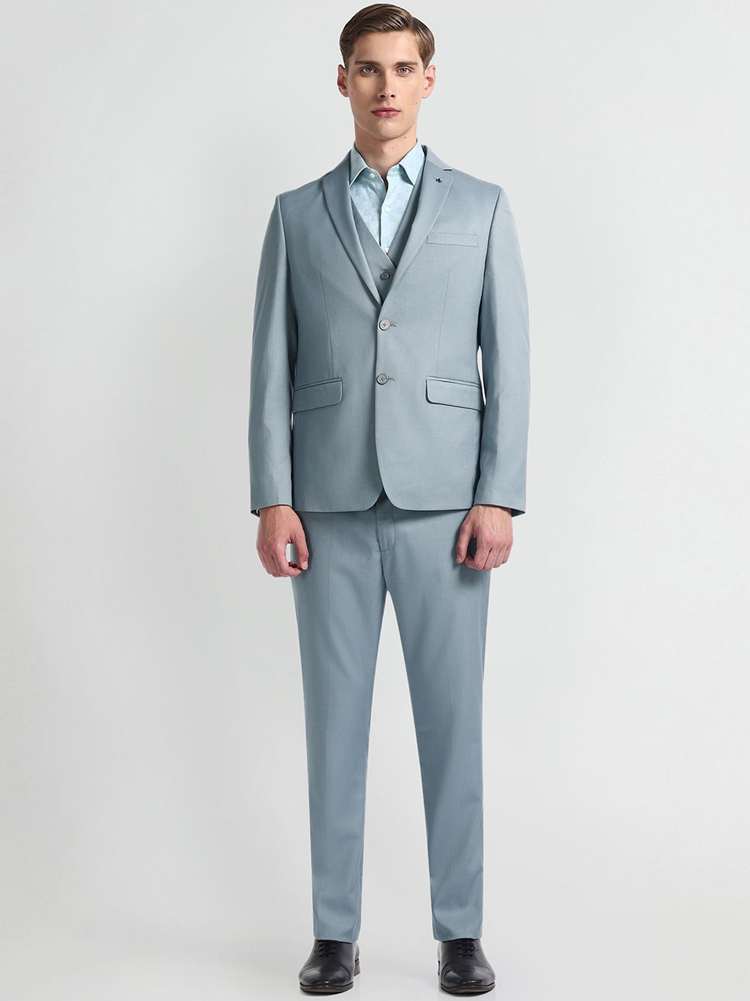 

Arrow Single-Breasted Three-Piece Formal Suit, Grey