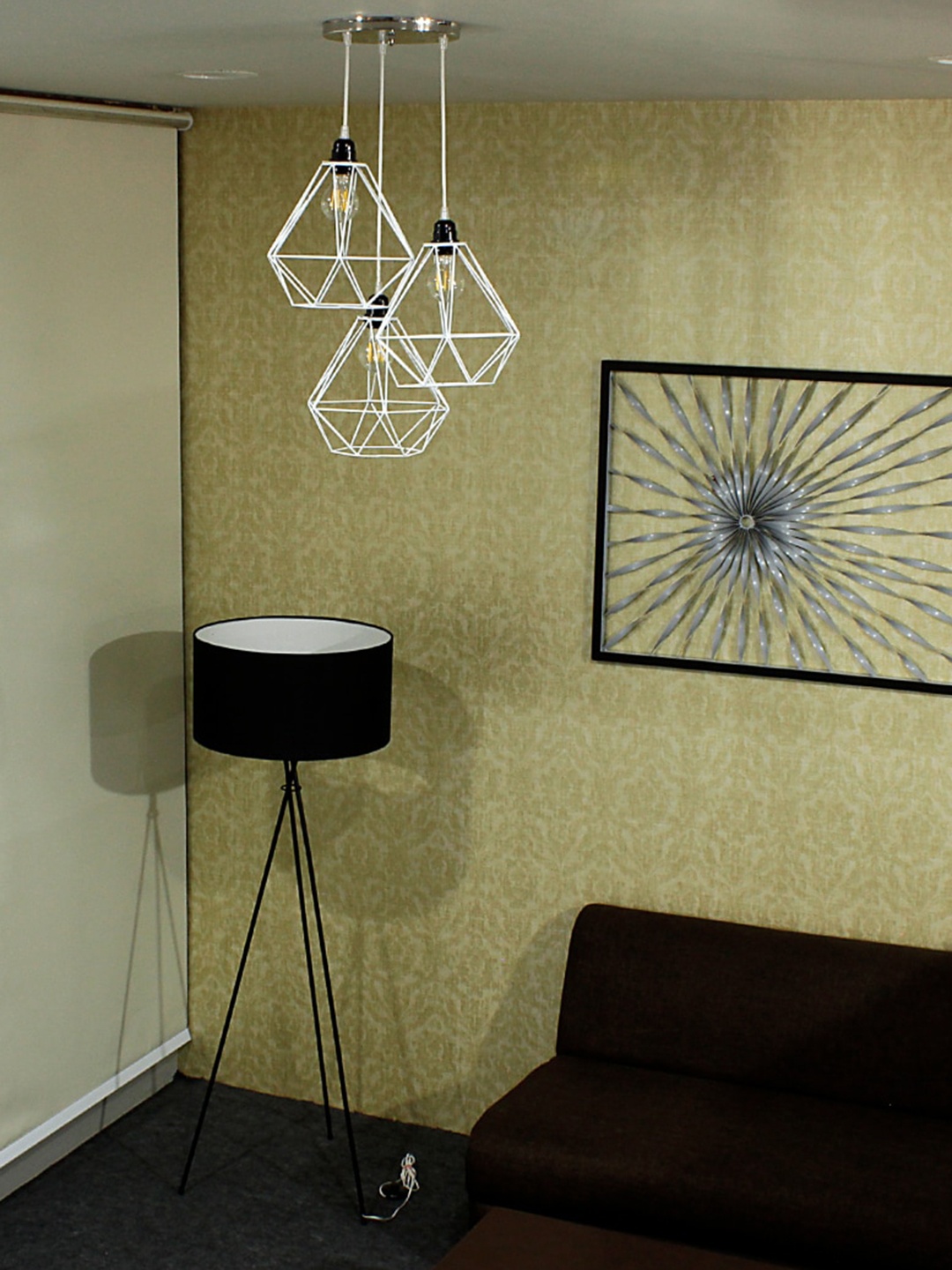 

Craftter White & Black 3 Pieces Metal Contemporary Ceiling Lamps
