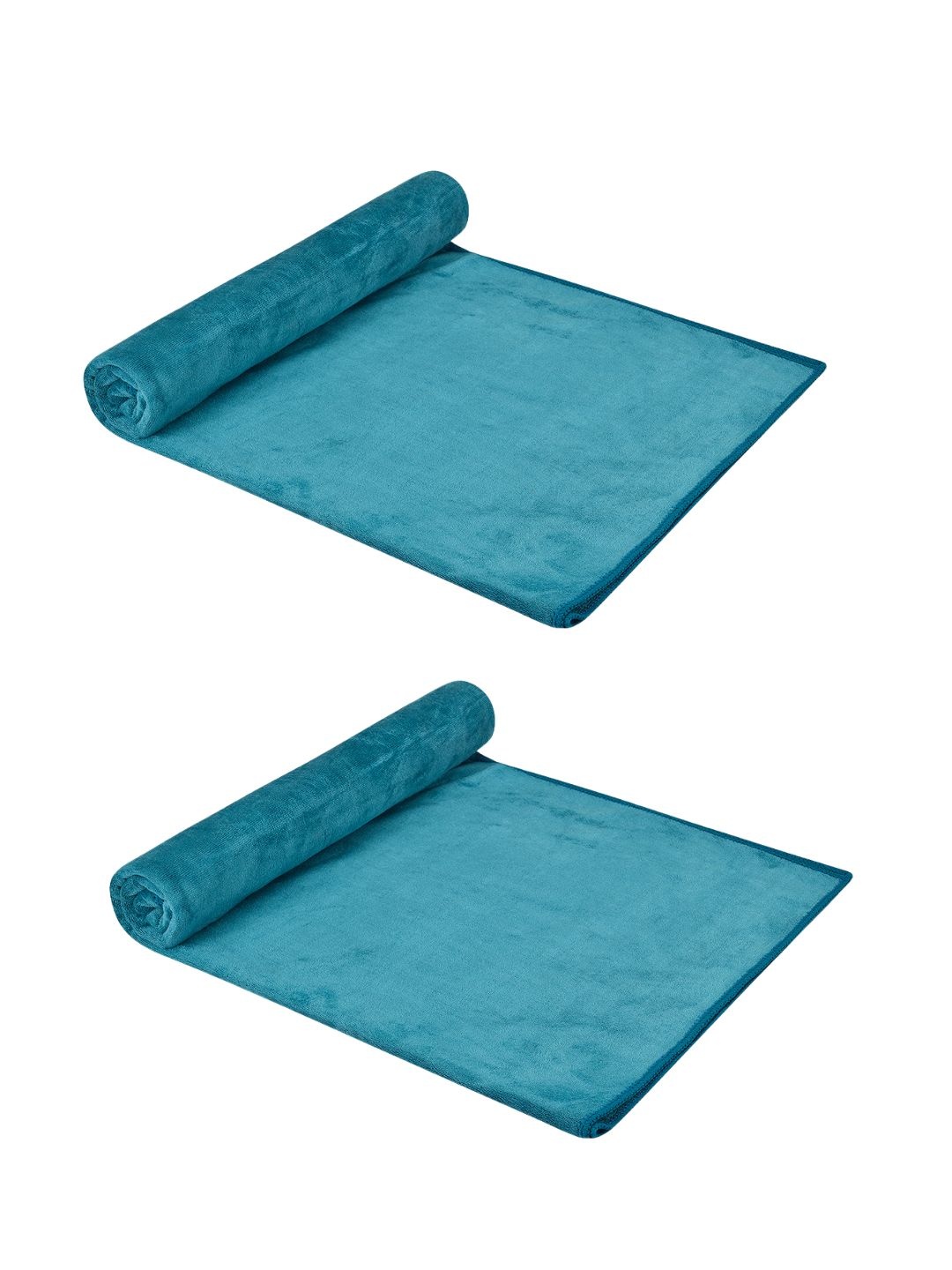 

Aura 2 Pieces Green Absorbent UltraSoft Anti-Fade Bath Towels