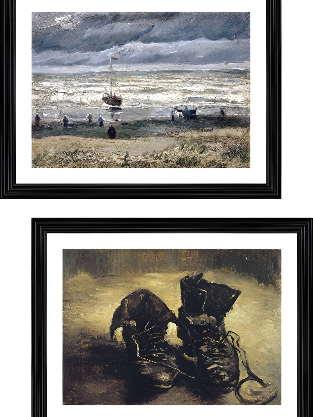 

Adventures India Blue & Black 2 Pieces Wooden Wall Paintings