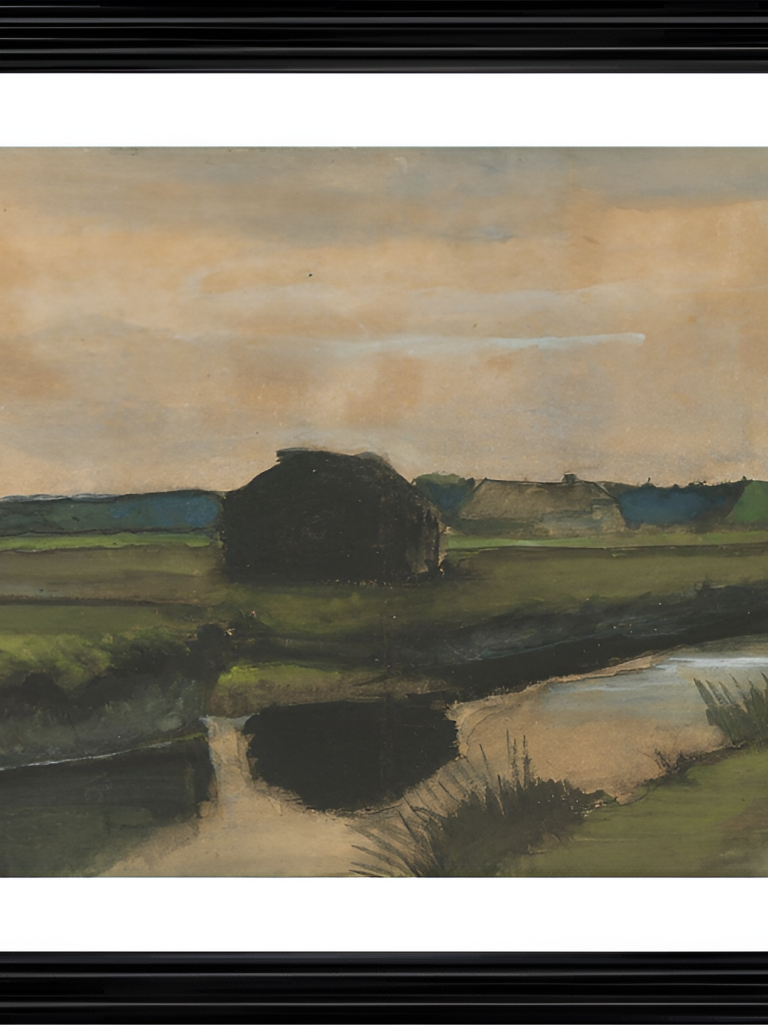 

Adventures India Green & Beige Wooden Floral and Botanical Painting Wall Art