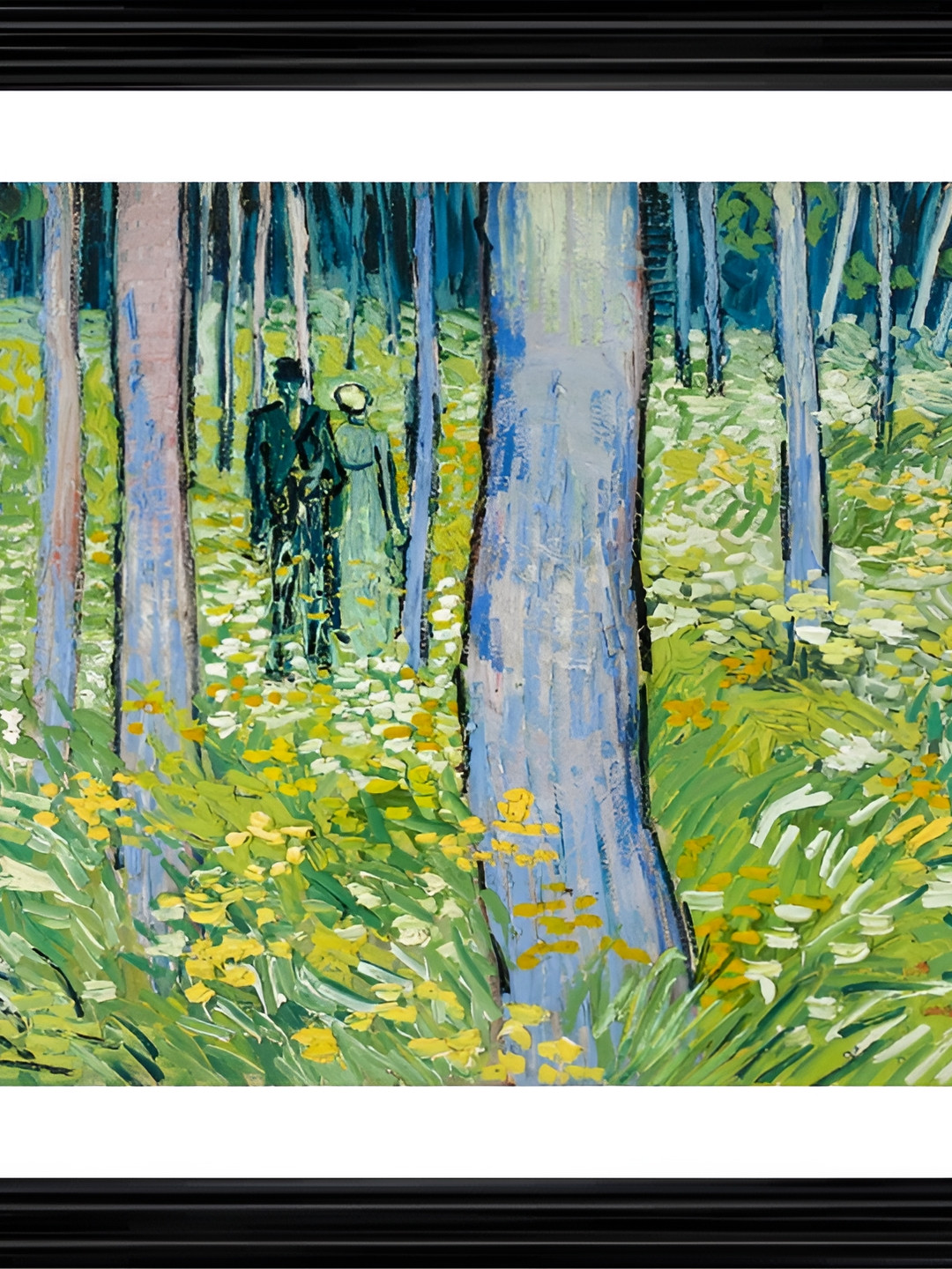 

Adventures India Green & Blue Wooden Painting Wall Art