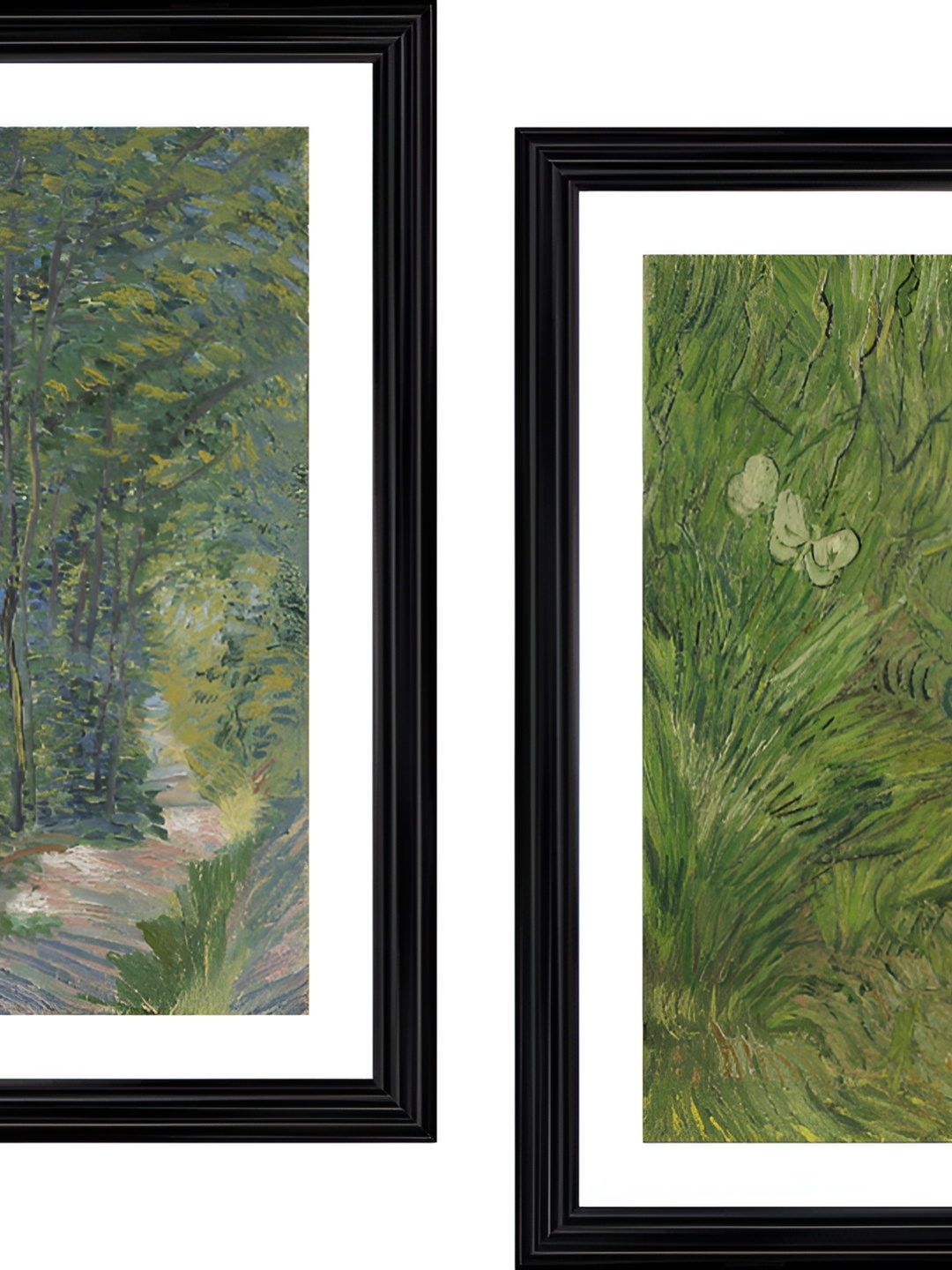 

Adventures India Green & Purple 2 Piece Wood Floral and Botanical Wall Paintings