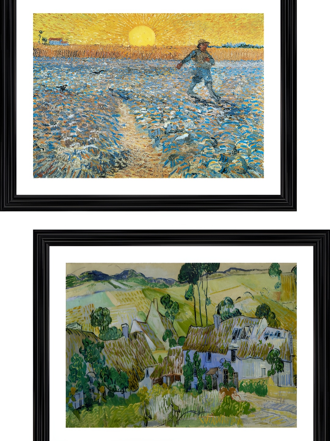 

Adventures India Yellow & Green 2 Pieces Wooden Wall Art