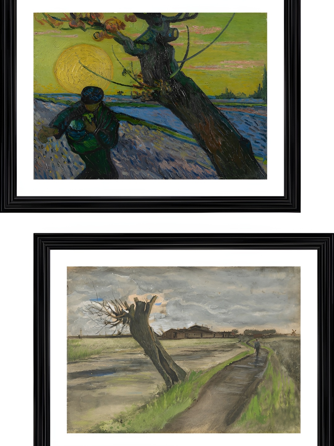 

Adventures India Green & Blue 2 Pieces Wooden Painting Wall Art