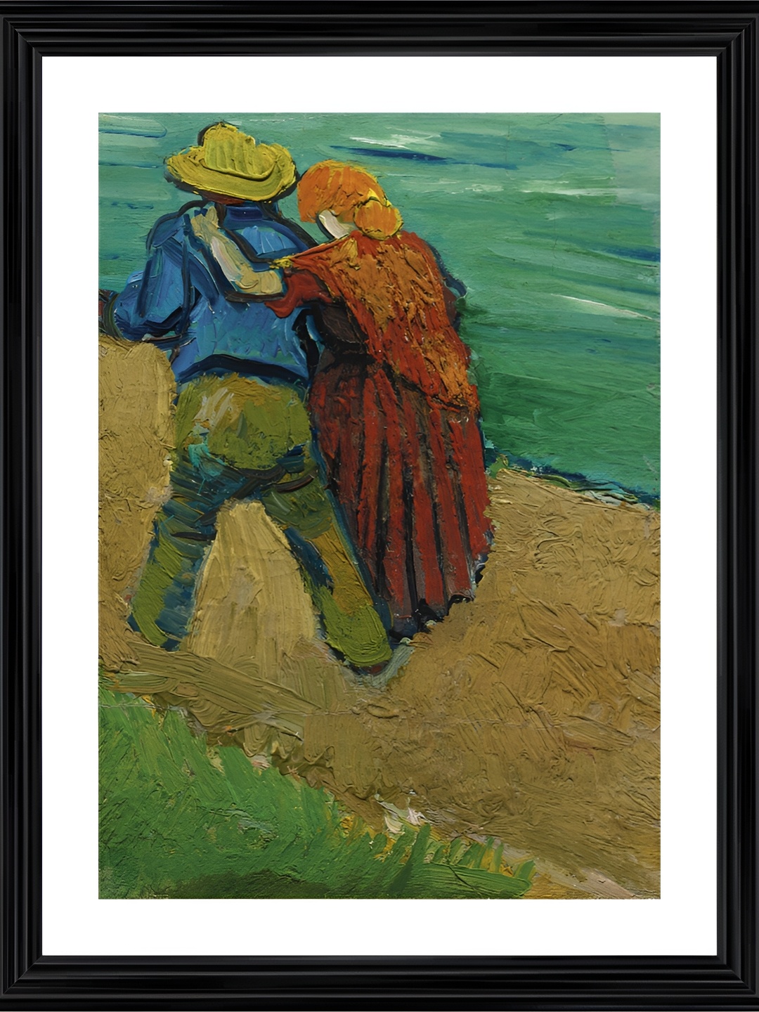

Adventures India Black & Red Wooden Painting Wall Art