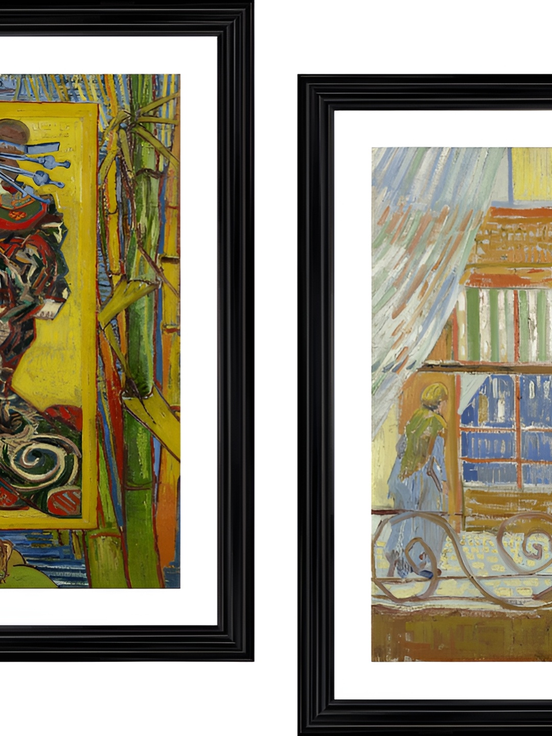 

Adventures India Black & White 2 Pieces Wooden Painting Wall Art