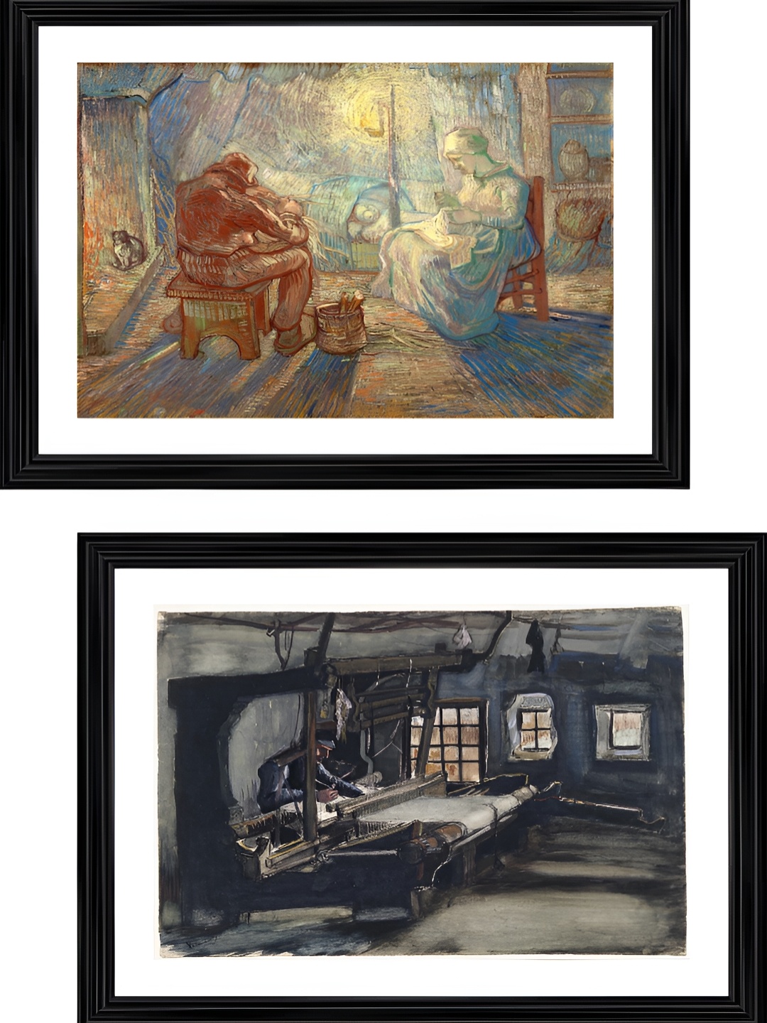 

Adventures India Brown & Black 2 Pieces Wooden Painting Wall Art