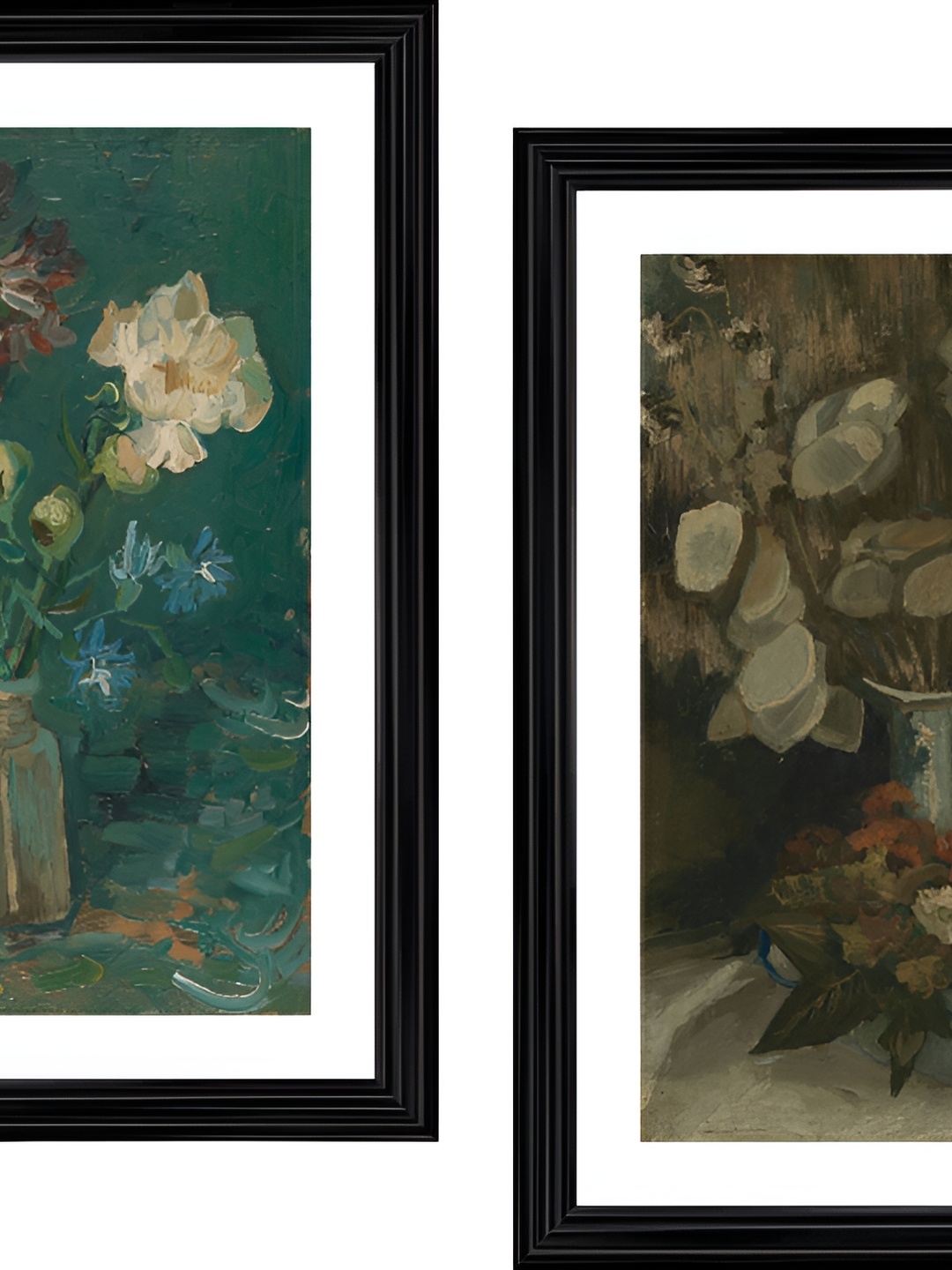 

Adventures India Green & Brown 2 Piece Wood Floral and Botanical Wall Paintings