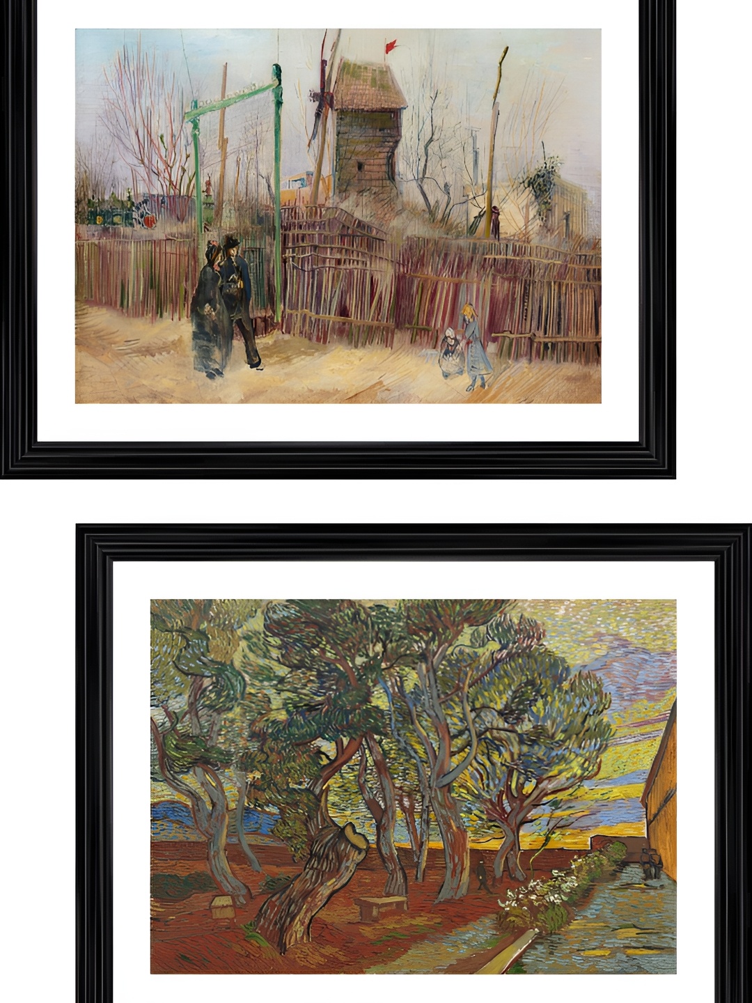 

Adventures India Green & Brown 2 Pieces Wooden Portrait Wall Paintings