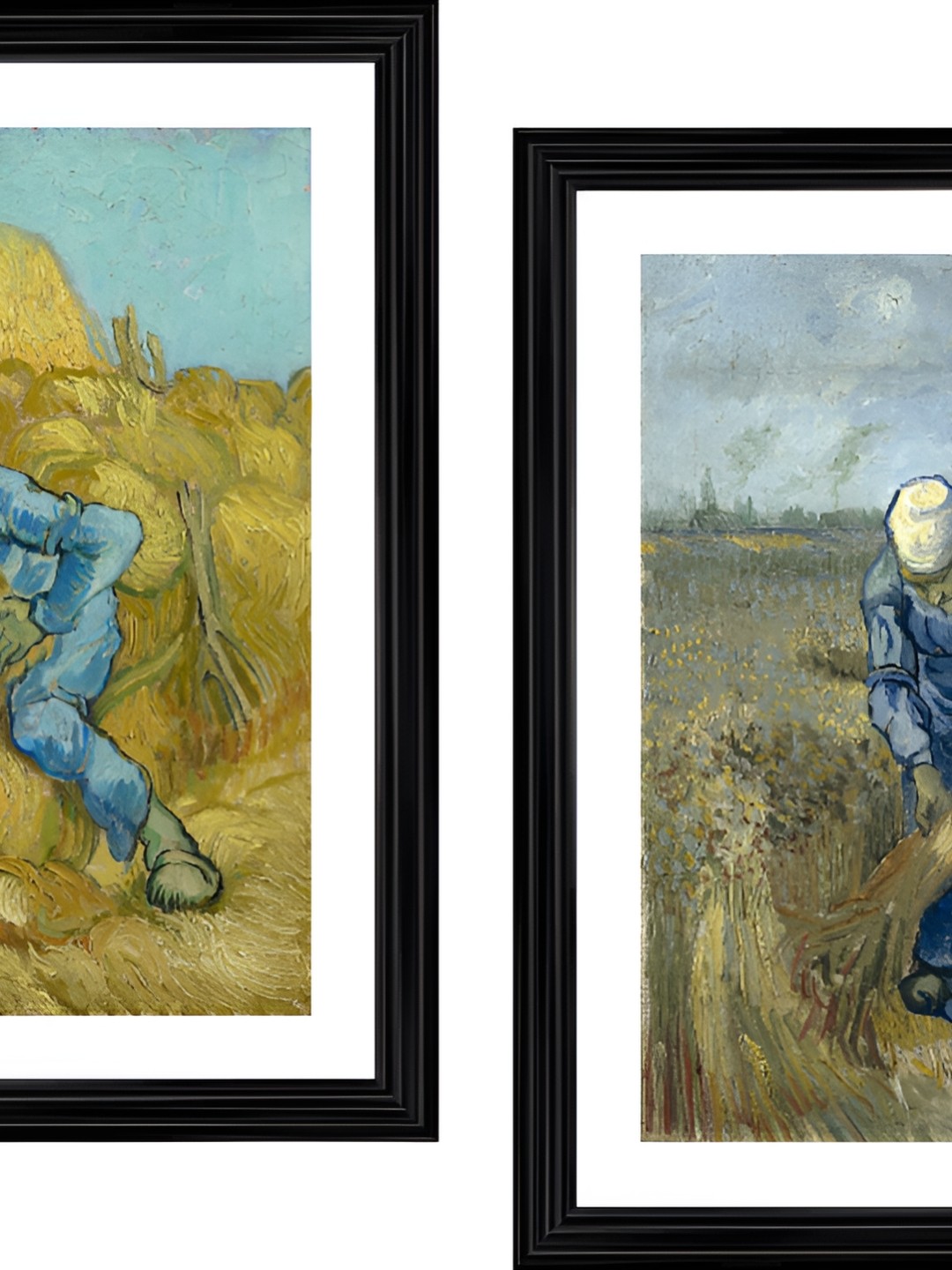 

Adventures India Yellow & Blue 2 Pieces Wooden Painting Wall Arts