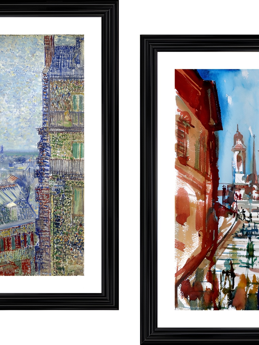 

Adventures India Black & White 2 Piece Wood Other Wall Paintings