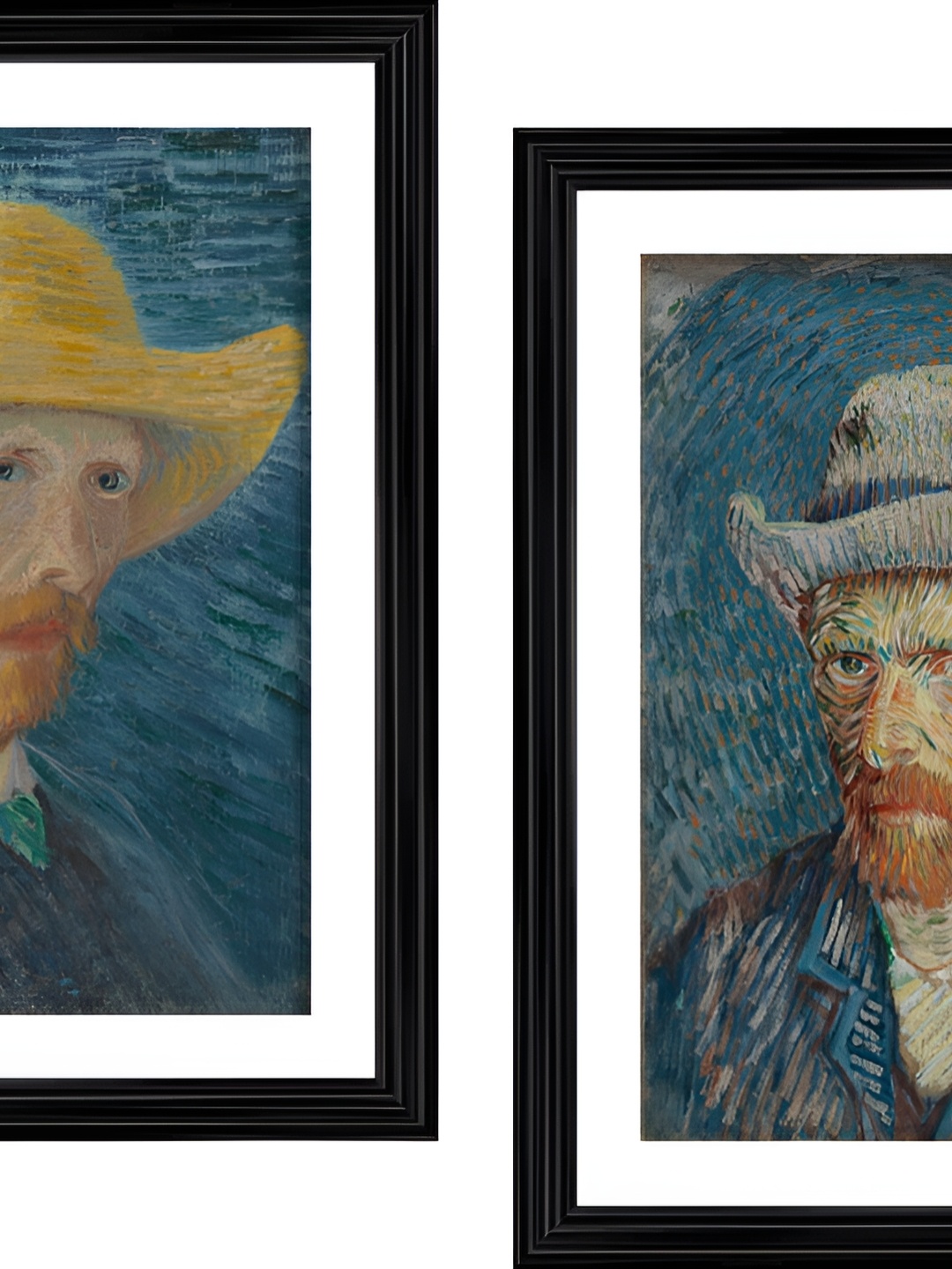 

Adventures India Black & Blue 2 Pieces Wooden Painting Wall Arts