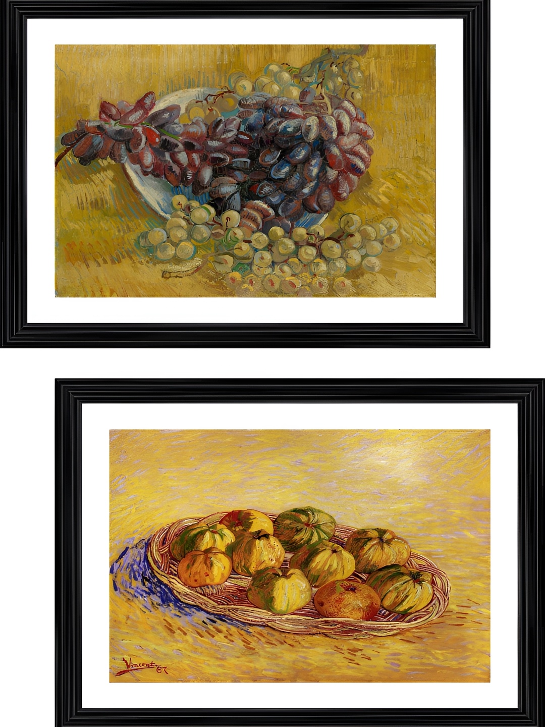 

Adventures India Black & Brown 2 Pieces Wooden Painting Wall Arts