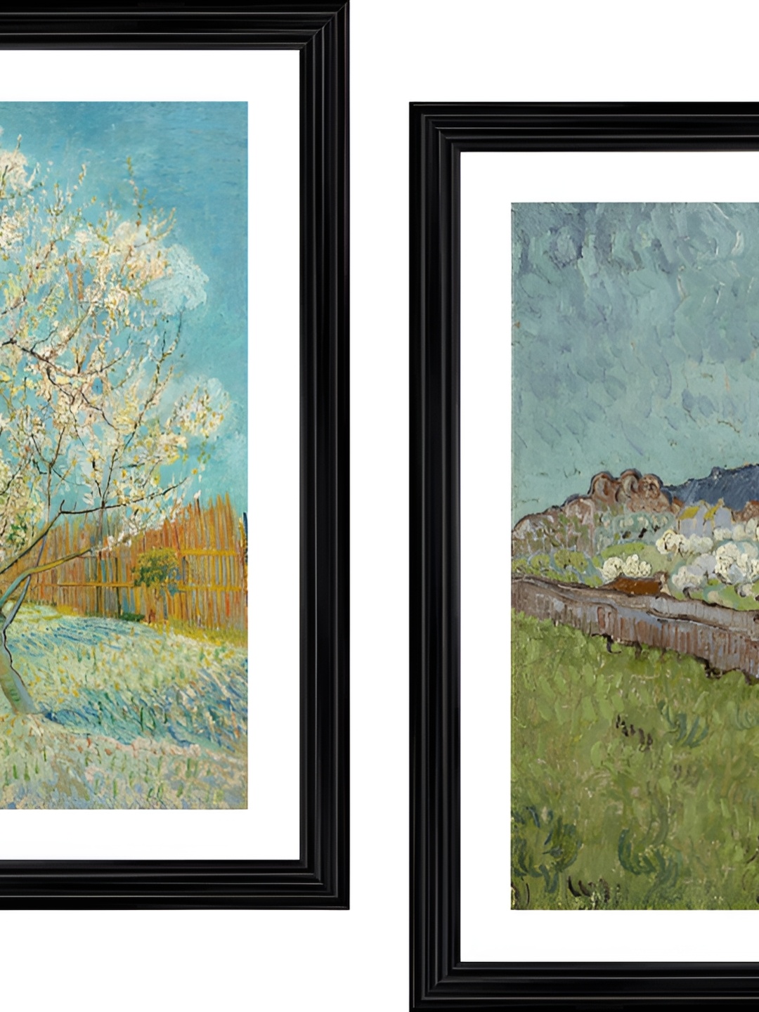 

Adventures India Blue & Green 2 Pieces Wooden Painting Wall Art