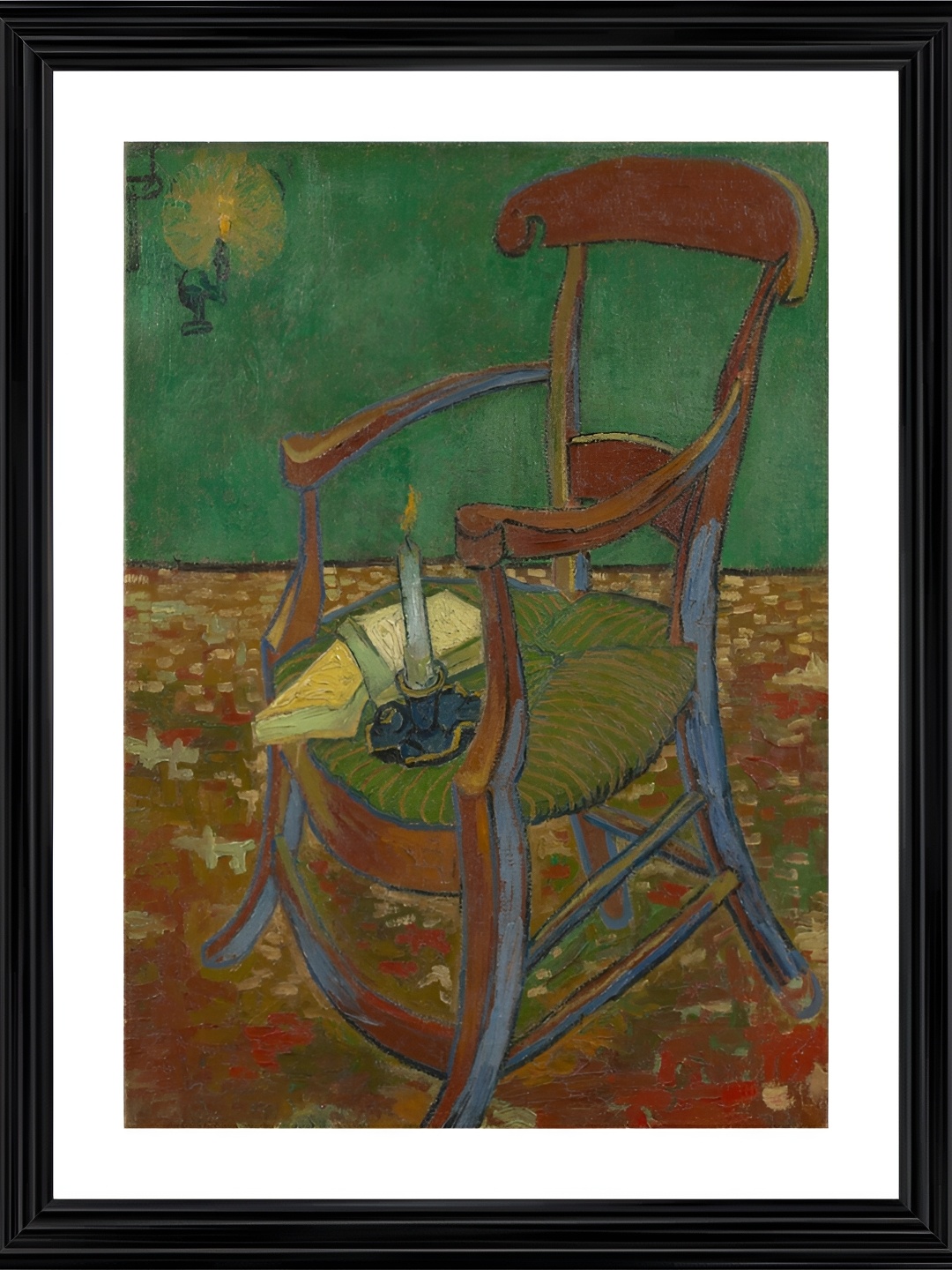 

Adventures India Green & Red Wooden Painting Wall Art