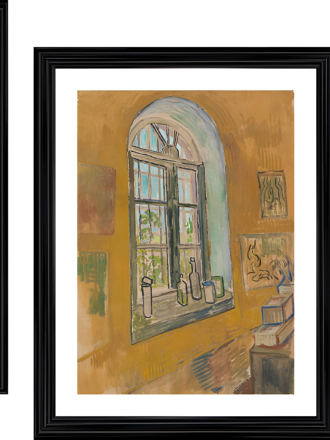 

Adventures India Yellow & Grey 2 Pieces Wooden Painting Wall Art