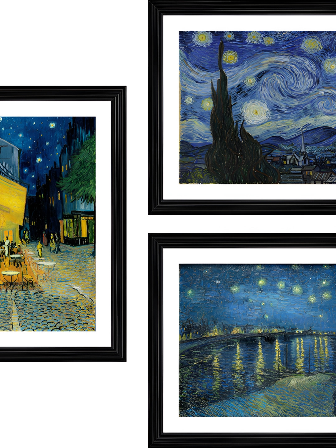 

Adventures India Blue & Yellow 3 Pieces Wooden Wall Art