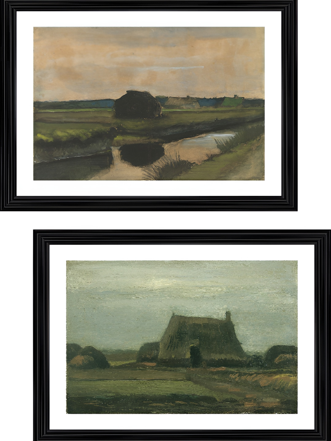 

Adventures India Green & Beige 2 Piece Wooden Paintings Wall Art