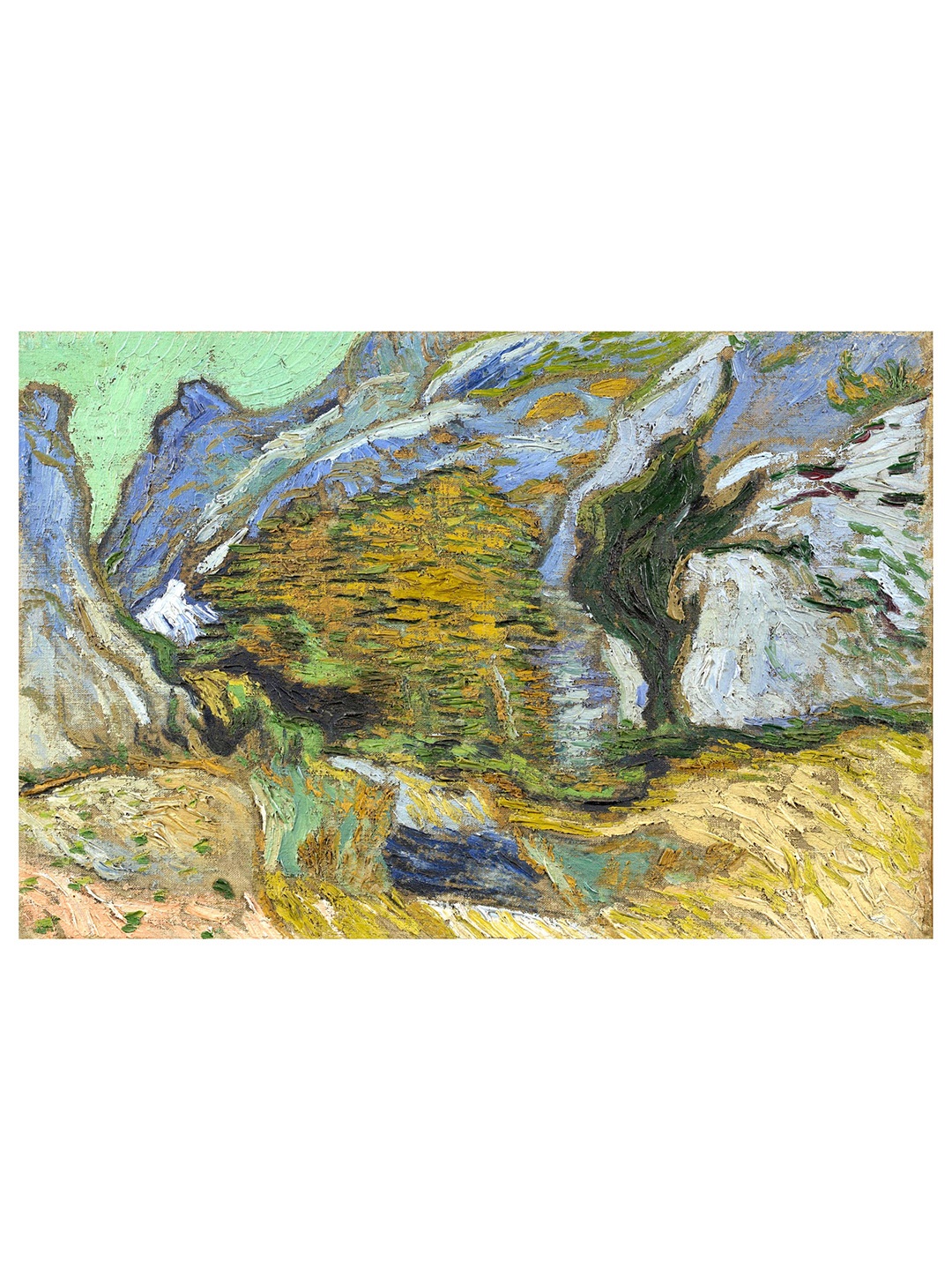 

Adventures India Yellow & Blue Wooden Paintings Wall Art