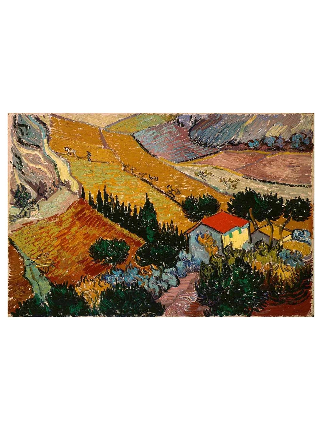 

Adventures India Yellow & Green Wooden Painting Wall Art