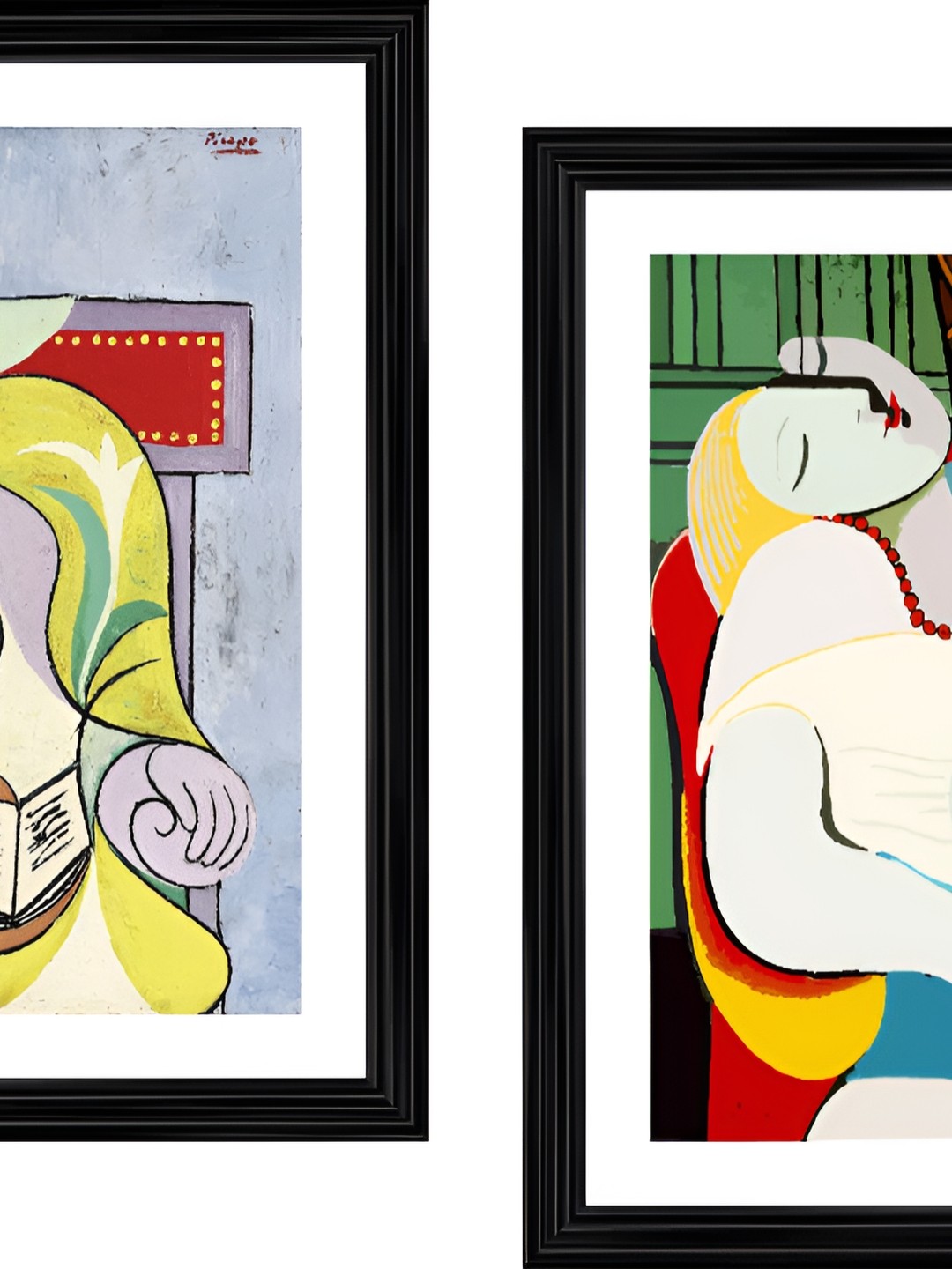 

Adventures India White & Red 2 Piece Wooden Paintings Wall Art