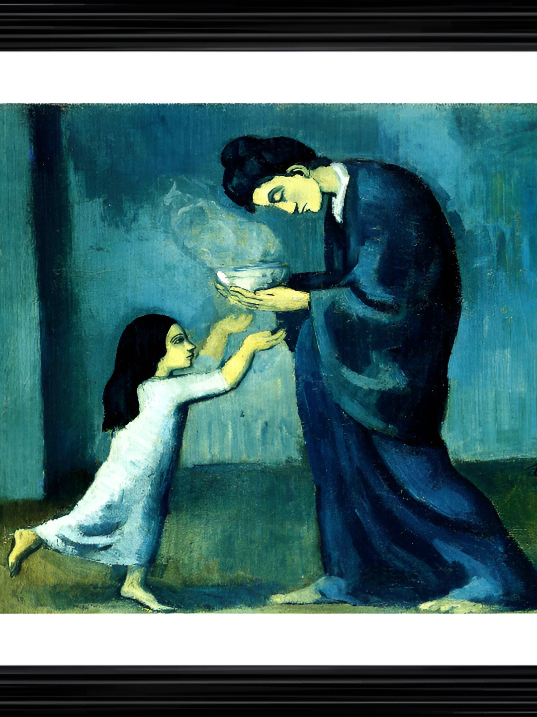 

Adventures India Blue & White Wooden Wall Paintings