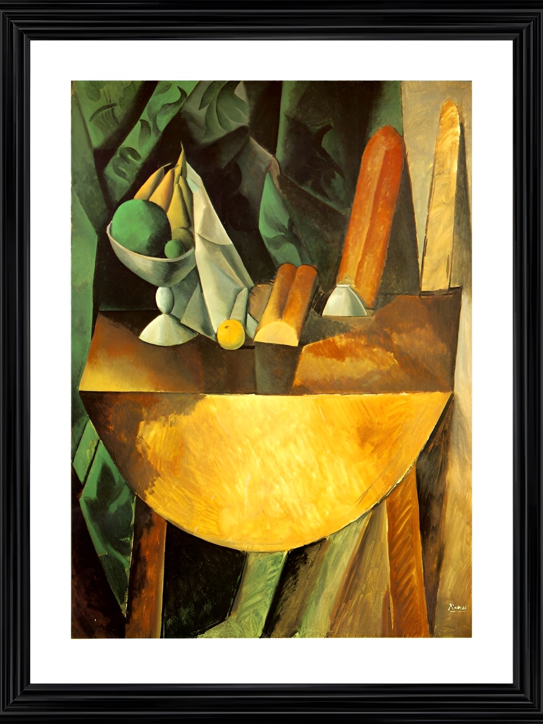 

Adventures India Yellow & Green Wooden Wall Art