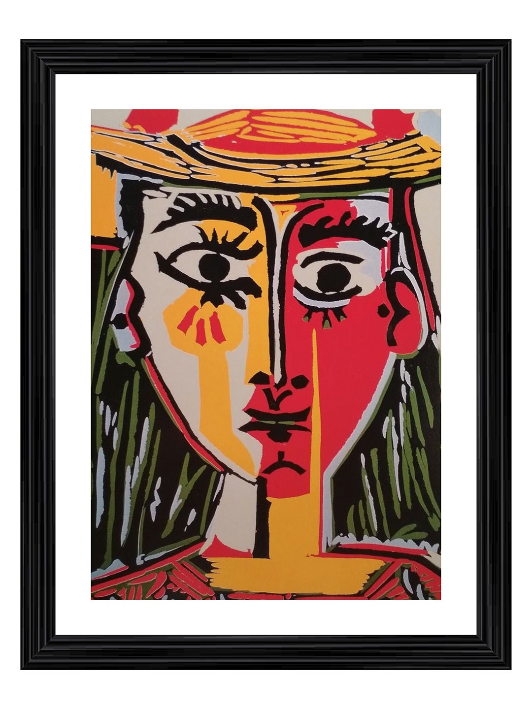 

Adventures India Red & White Wooden Painting Wall Art