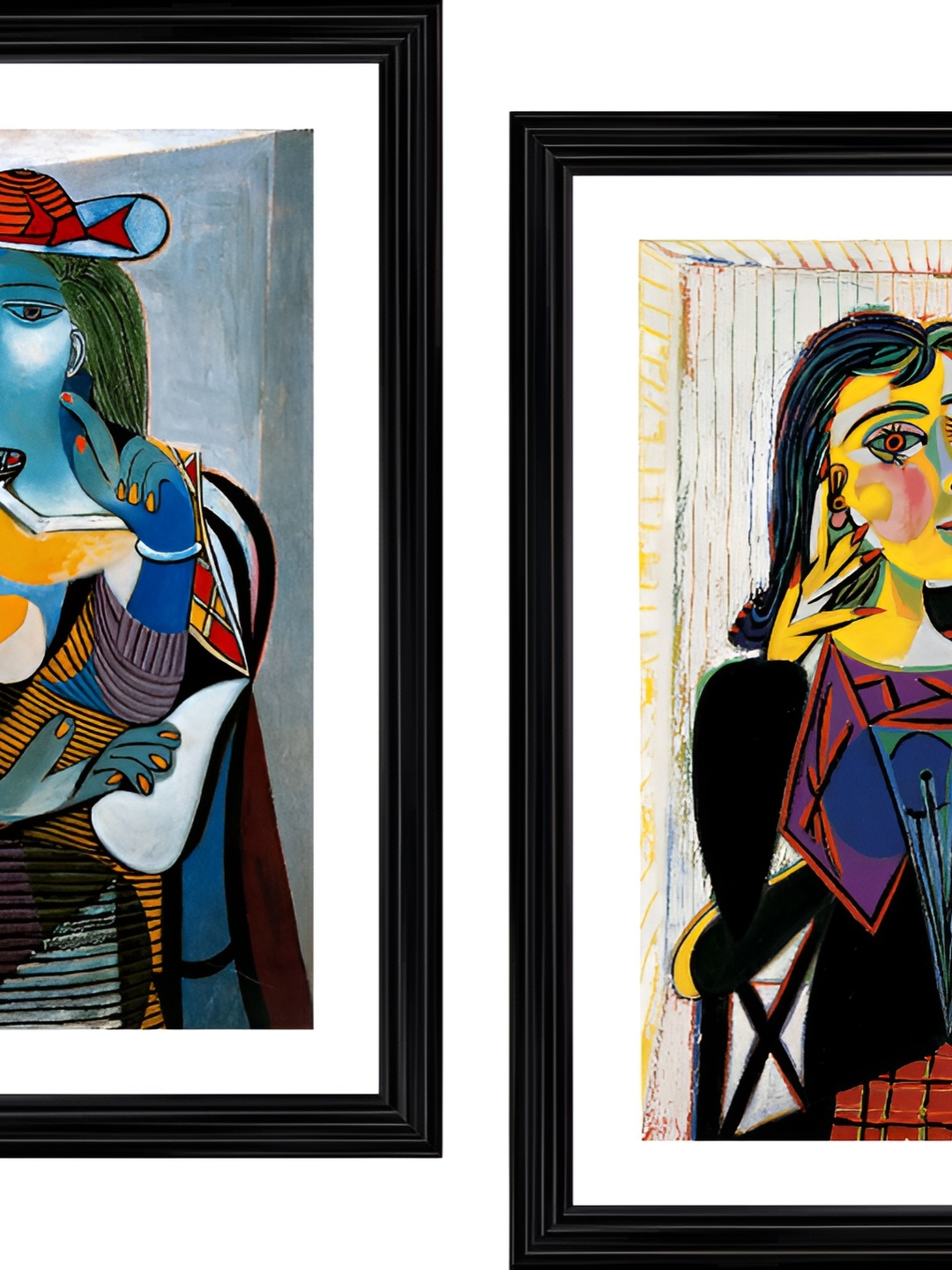 

Adventures India Black & White 2 Piece Wooden Paintings Wall Art