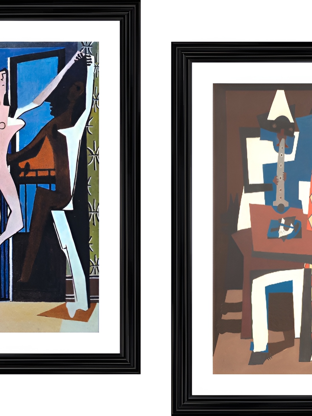 

Adventures India Black & White 2 Pieces Wooden Painting Wall Art