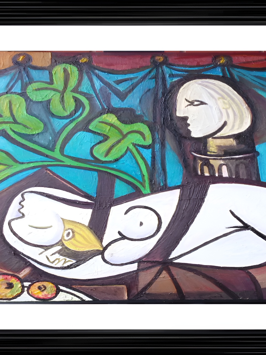 

Adventures India Blue & Green Wooden Wall Paintings