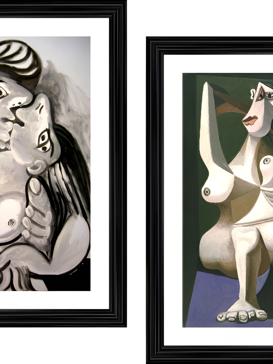 

Adventures India Black & White 2 Piece Wooden Paintings Wall Art