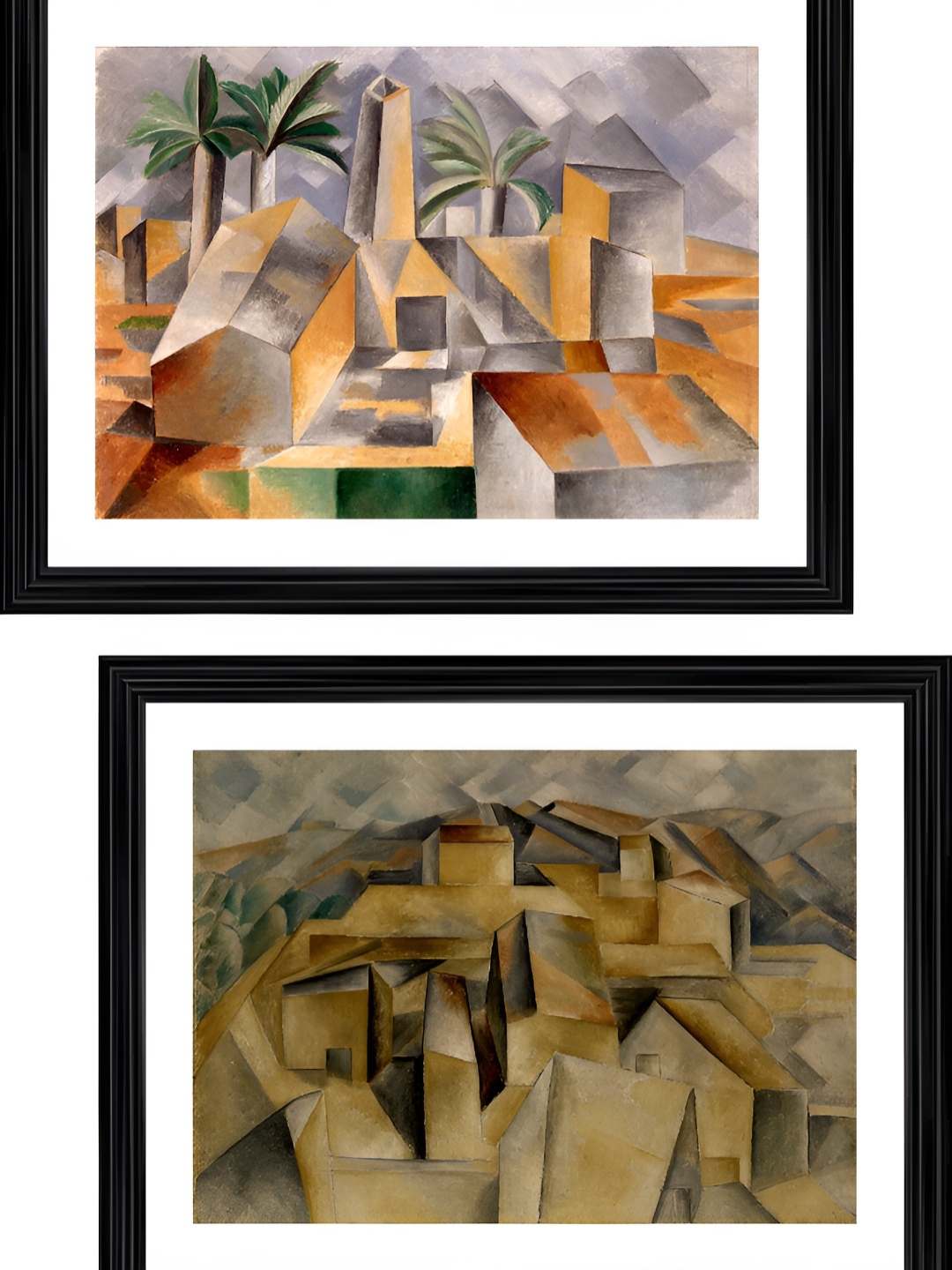 

Adventures India Black & White 2 Piece Wood Other Wall Paintings